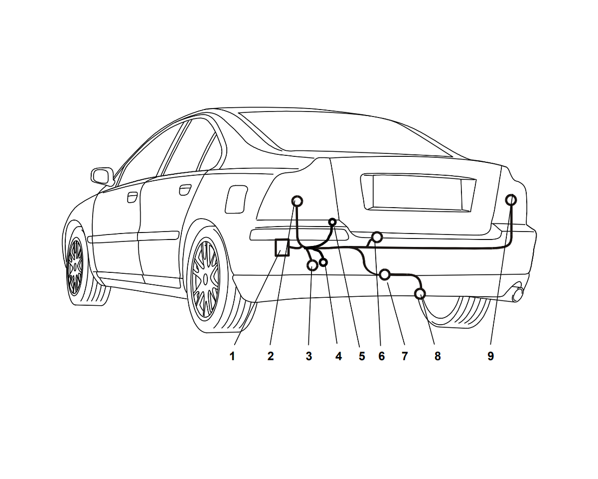 Электрика фаркопа Westfalia (13 pin) для Volvo S80 2006-2016 в Санкт- Петербурге