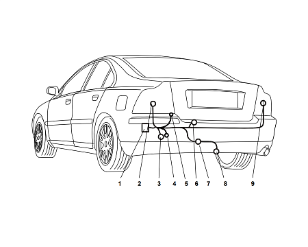 Электрика фаркопа Westfalia (13 pin) для Volvo S80 2006-2016 320400300113 в 