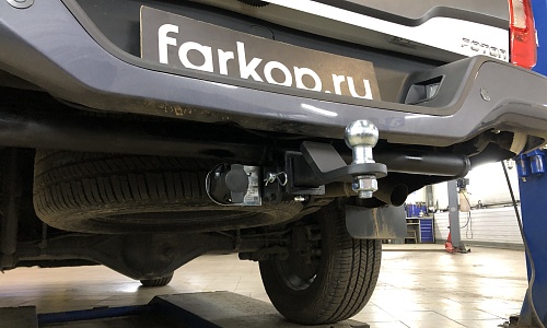 Установили фаркоп Лидер Плюс для Foton Tunland G7 2023-2025 г.в.