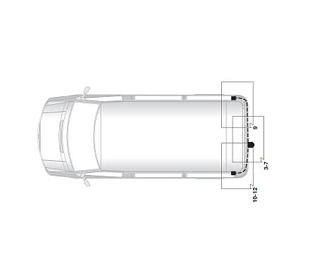 Электрика фаркопа Hak-System (13 pin) для Fiat Ducato 2002-2006 26500500 в 