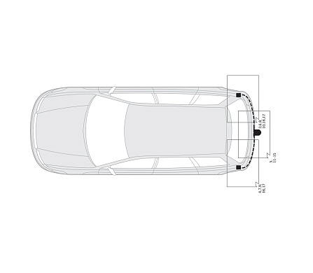 Электрика фаркопа Hak-System (7 pin) для Subaru Forester 2002-2008 16230001 в 