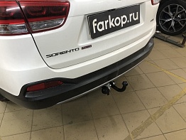 Установили фаркоп Лидер Плюс для Kia Sorento Prime 2015-2018 г.в.