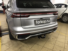 Установили фаркоп Baltex для Geely Monjaro 2021-2025 г.в.