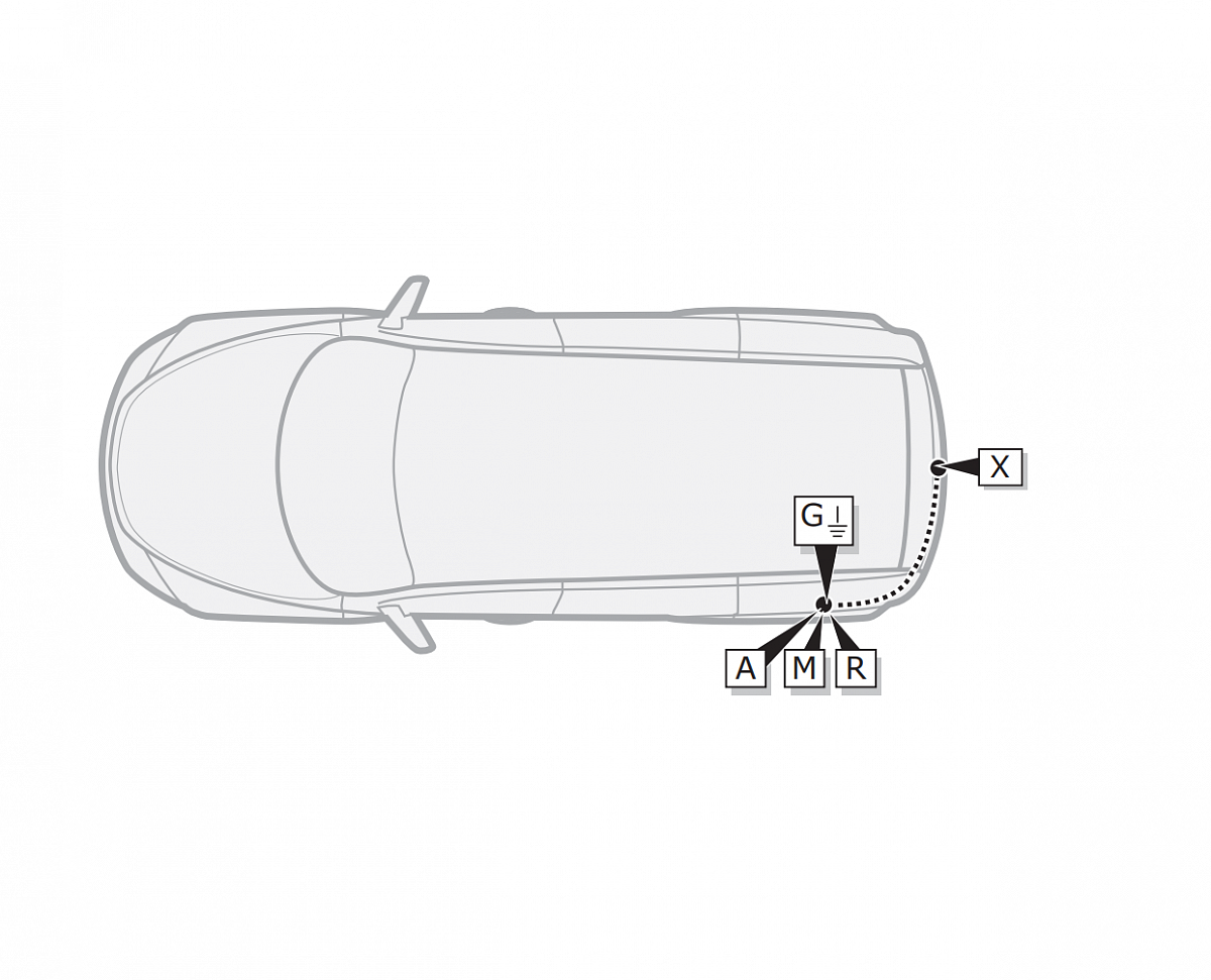 Электрика фаркопа ECS (13 pin) для Audi Q8 2018- AU068H1 в 