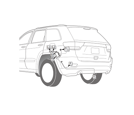 Электрика фаркопа Brink (13 pin) для Jeep Grand Cherokee 2011-07/2013 719594 в 