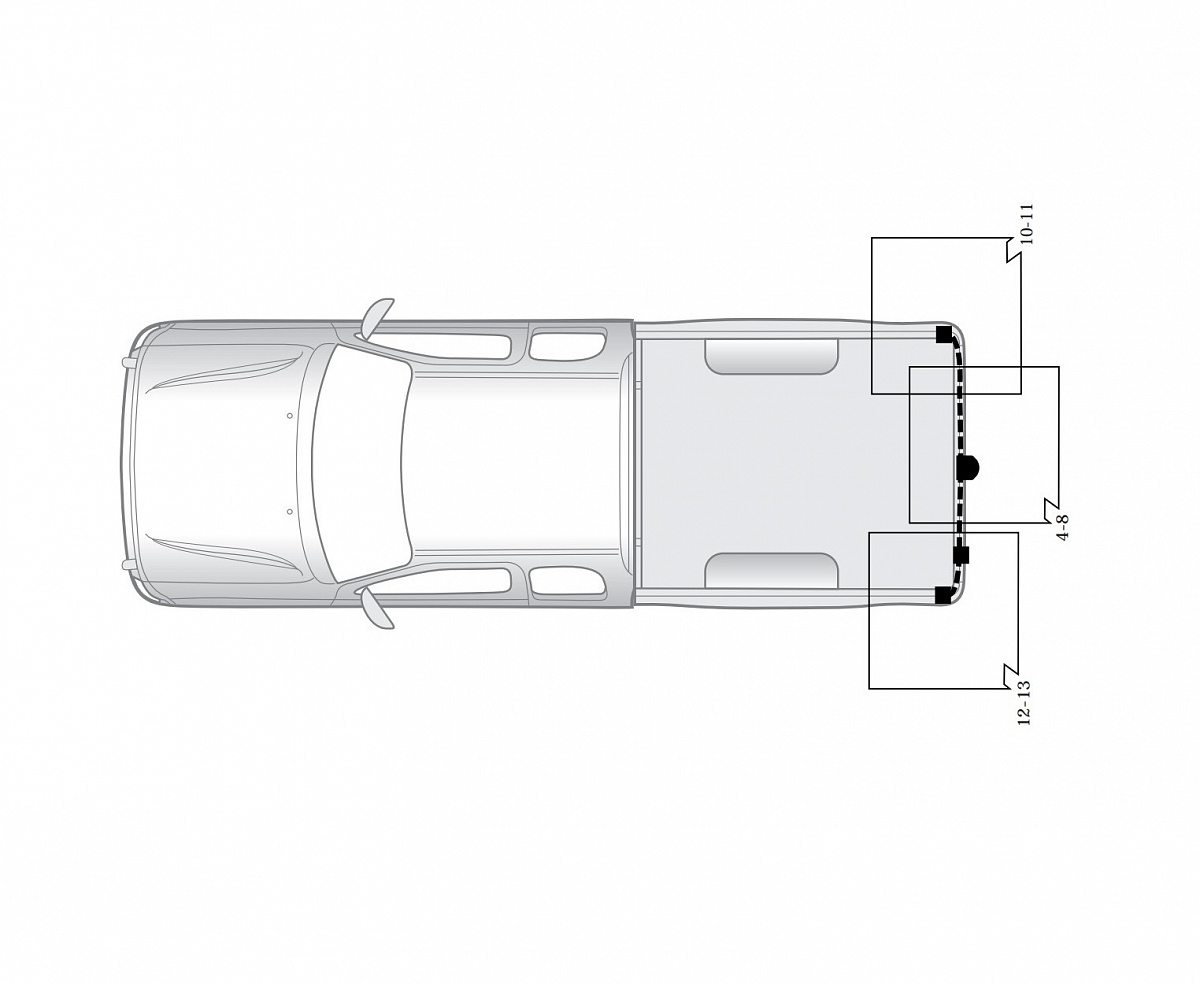 Электрика фаркопа Hak-System (7 pin) для Toyota Hilux 1997-2005 16250508 в 