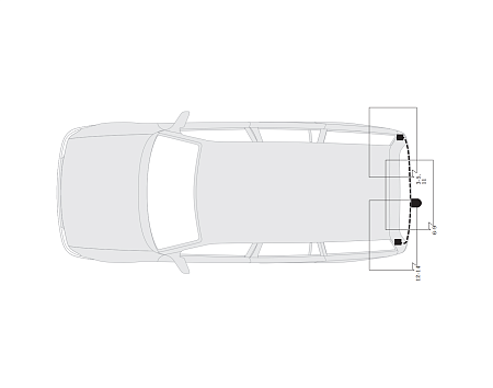 Электрика фаркопа Hak-System (7 pin) для Peugeot 206 2002-2012 16160502 в 