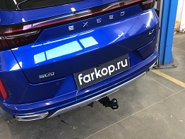 Установили фаркоп TowRus для EXEED LX 2017-2025 г.в.