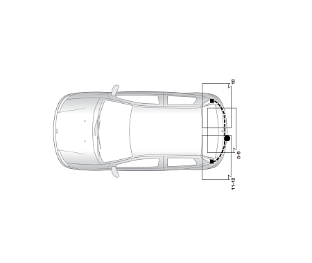 Электрика фаркопа Hak-System (7 pin) для Mitsubishi Colt 2004-2008 16130503 в 