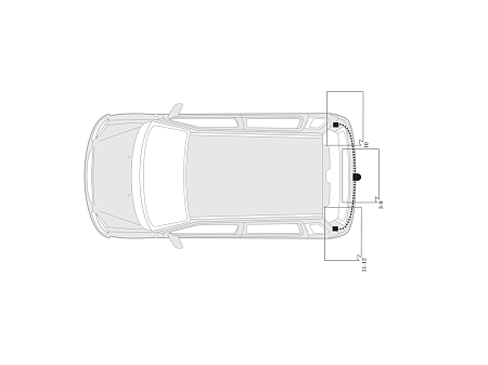 Электрика фаркопа Hak-System (13 pin) для Mercedes A-сlass 1997-2004 26040502 в 