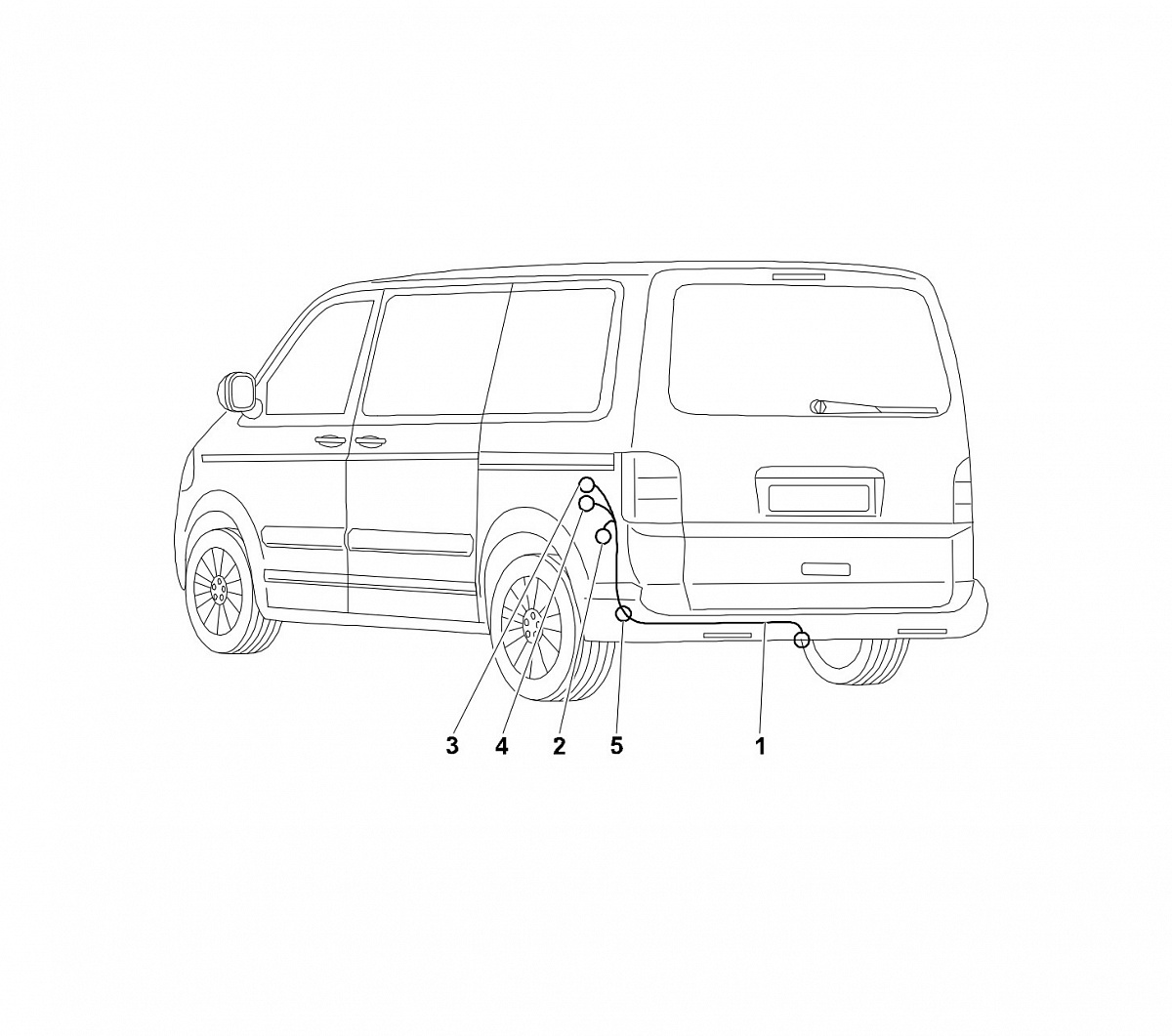 Электрика фаркопа Westfalia (13 pin) для Volkswagen Multivan T5 2003-2015,  (для авто с подготовкой) в Санкт-Петербурге