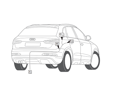 Электрика фаркопа Hak-System (13 pin) для Audi Q7 2020- 26010526 в 