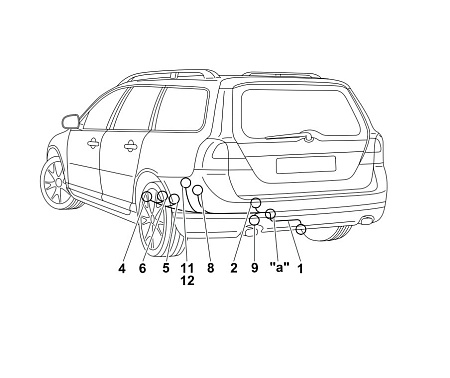 Электрика фаркопа Westfalia (7 pin) для Volvo V70 2007-2016 320543300107 в 