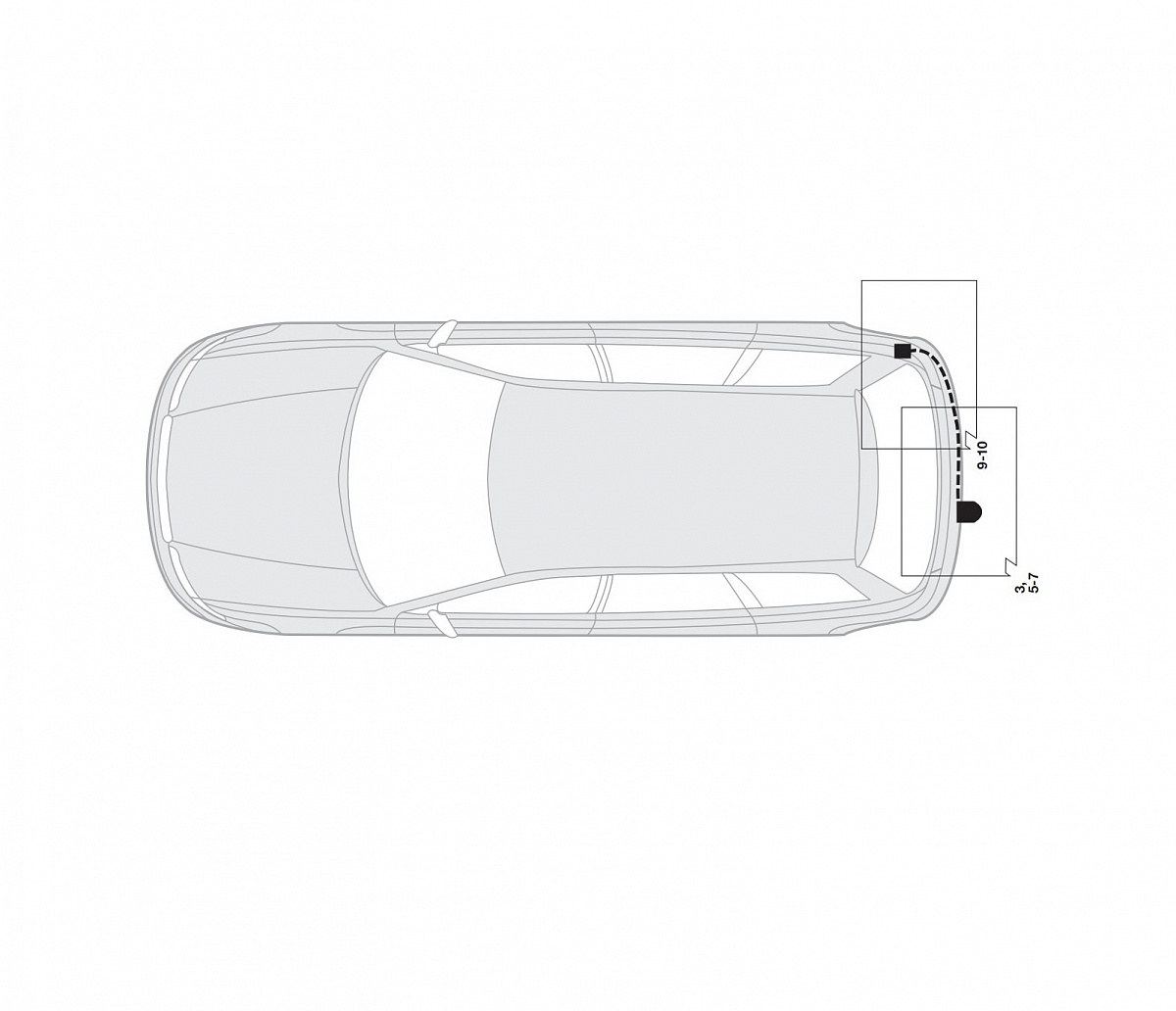 Электрика фаркопа Hak-System (7 pin) для Subaru Legacy 2003-2009 16230500 в 