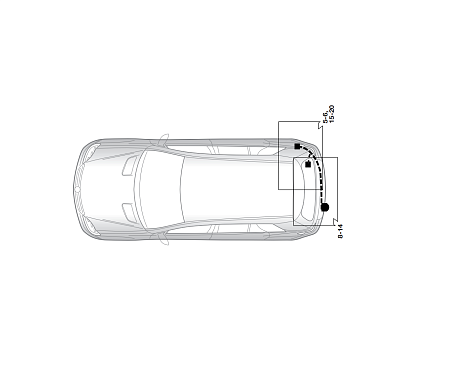 Электрика фаркопа Hak-System (7 pin) для Mercedes R-class 2006-2014 12040513 в 