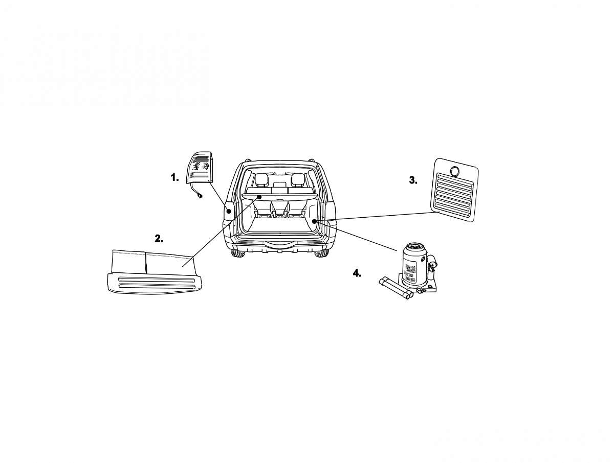 Электрика фаркопа Brink (7 pin) для Mitsubishi Pajero 2007- 729421 в 