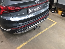 Установили фаркоп Galia для Hyundai Santa Fe 2021-2023 г.в.
