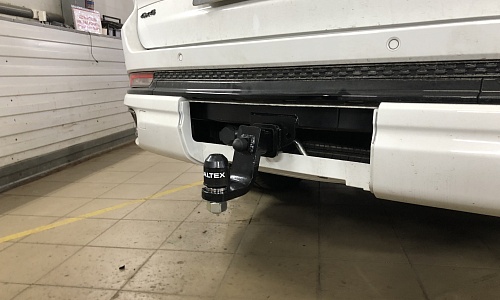 Установили фаркоп TowRus для Jeep Grand Cherokee 2021 г.в.