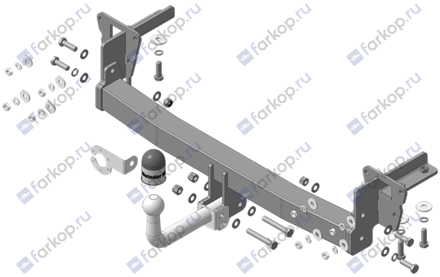 Фаркоп Motodor для Subaru Outback 2015-2021 Арт. 92203-A 92203-A в 