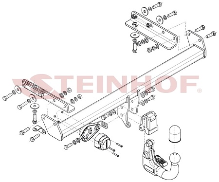 Фаркоп Steinhof для Subaru Outback 2020- Арт. S-436 S-436 в 