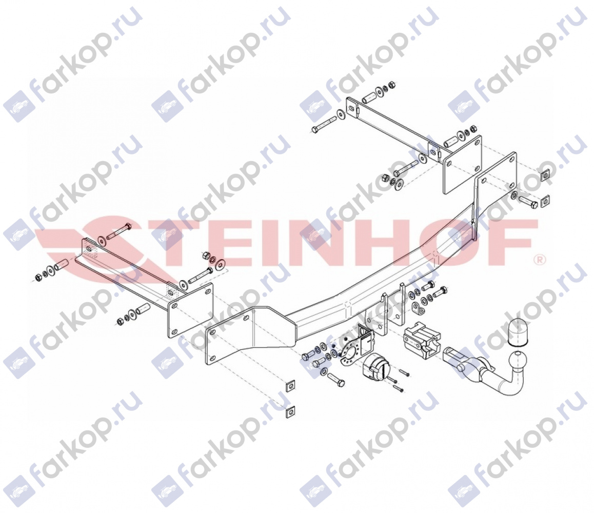 Фаркоп Steinhof для Mercedes S-Class 1998-2005 Арт. M-109 M-109 в 