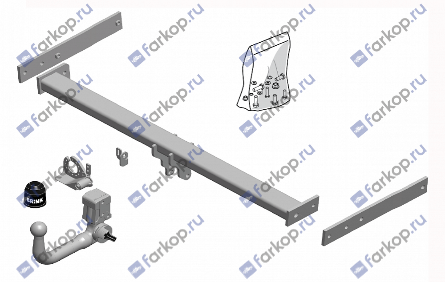 Фаркоп Brink для Audi Q3 2011-2017 Арт. 604000 604000 в 