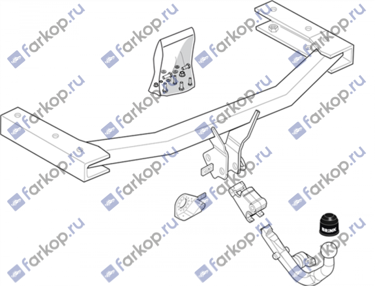 Фаркоп Brink для Audi A6 Avant 2005-2011 Арт. 439900 439900 в 