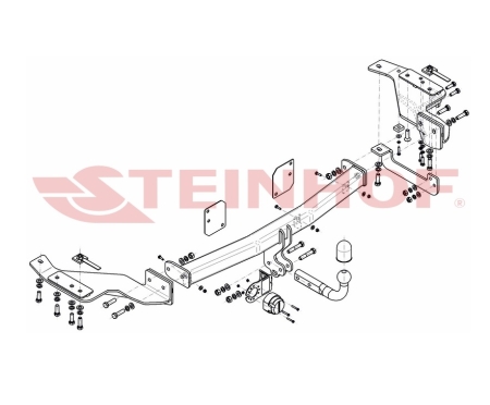 Фаркоп Steinhof для Kia Carnival 2006-2014 K-065 в 