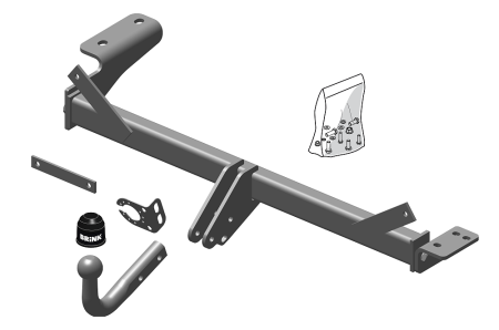 Фаркоп Brink для Land Rover Evoque 2011-2014 547600 в 