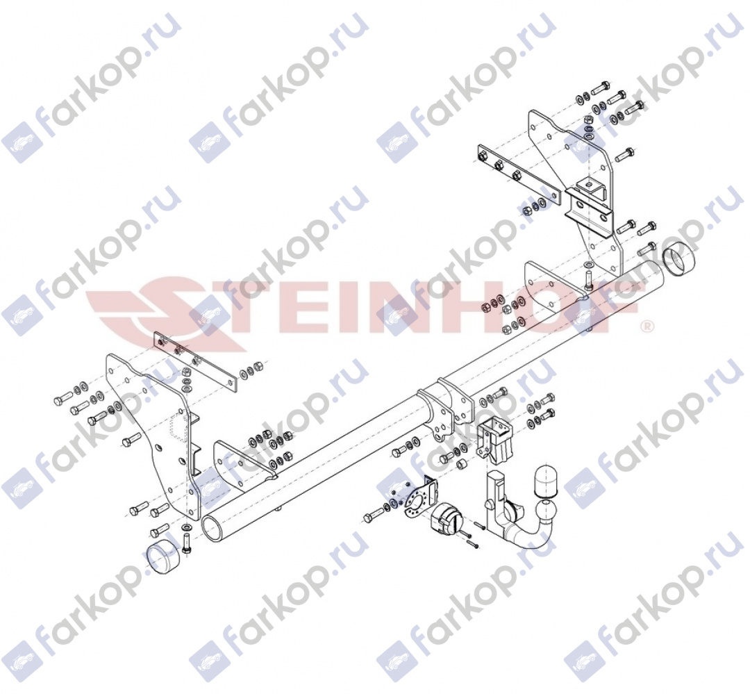 Фаркоп Steinhof для Mitsubishi L200 2019-  Арт. M-362 M-362 в 