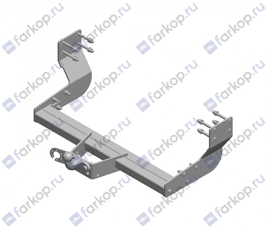 Фаркоп AvtoS для Mercedes Sprinter 2006-2018, (одинарн.колеса, для а/м со ступенькой) MB 04 в 