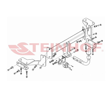 Фаркоп Steinhof для Hyundai Tucson 2015-2018 H-280 в 