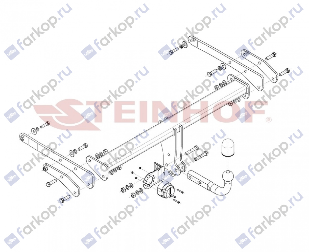 Фаркоп Steinhof для Audi Q5 2017- Арт. A-111 A-111 в 