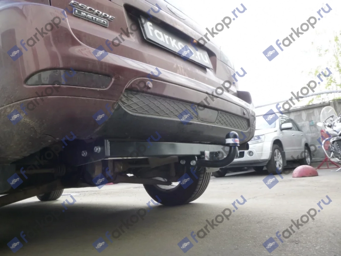 Фаркоп Oris для Ford Escape 2008-2012, (запаска в салоне/проушина по  центру) купите в Санкт-Петербурге. | Арт. 3963-A