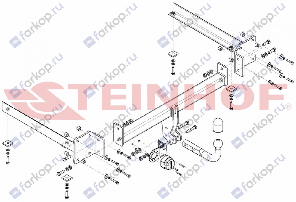 Фаркоп Steinhof для Audi A8 2002-2010 Арт. A-057 A-057 в 